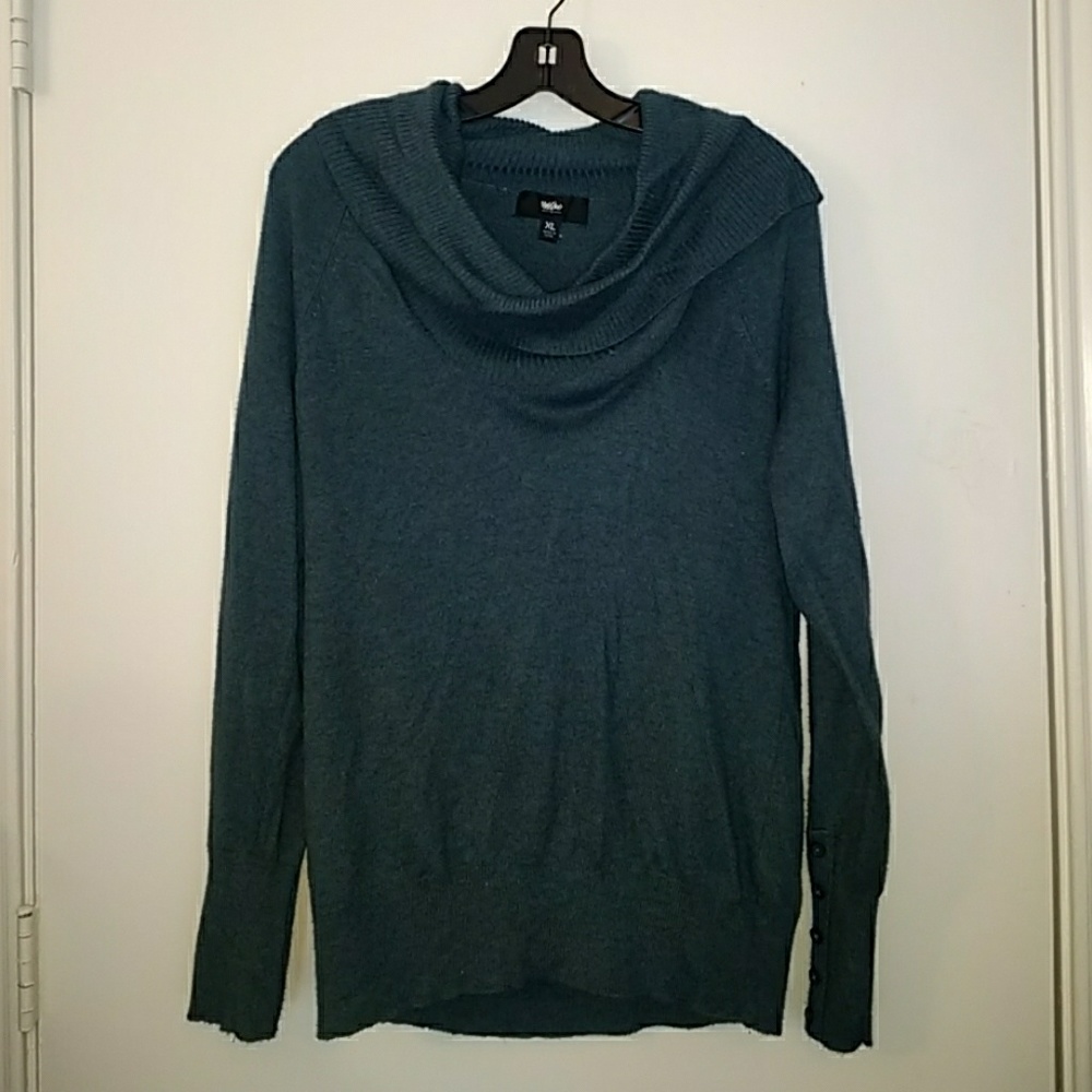 Loose turtleneck sweater